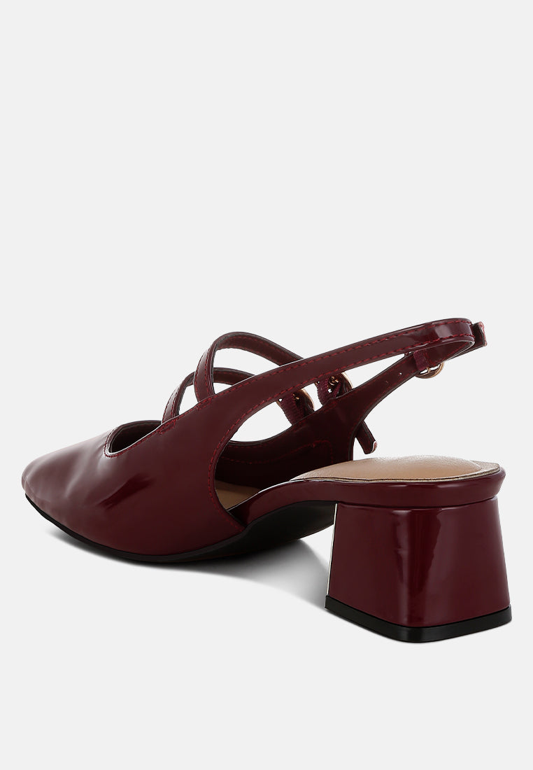 Cananga Block Heel Slingback Sandals-2