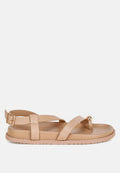 Carina Strappy Design Flat Sandals-0