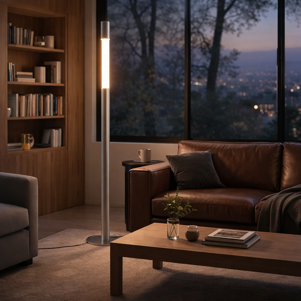 Minimalist Aluminum Telescopic Floor Lamp 53‘’H-3