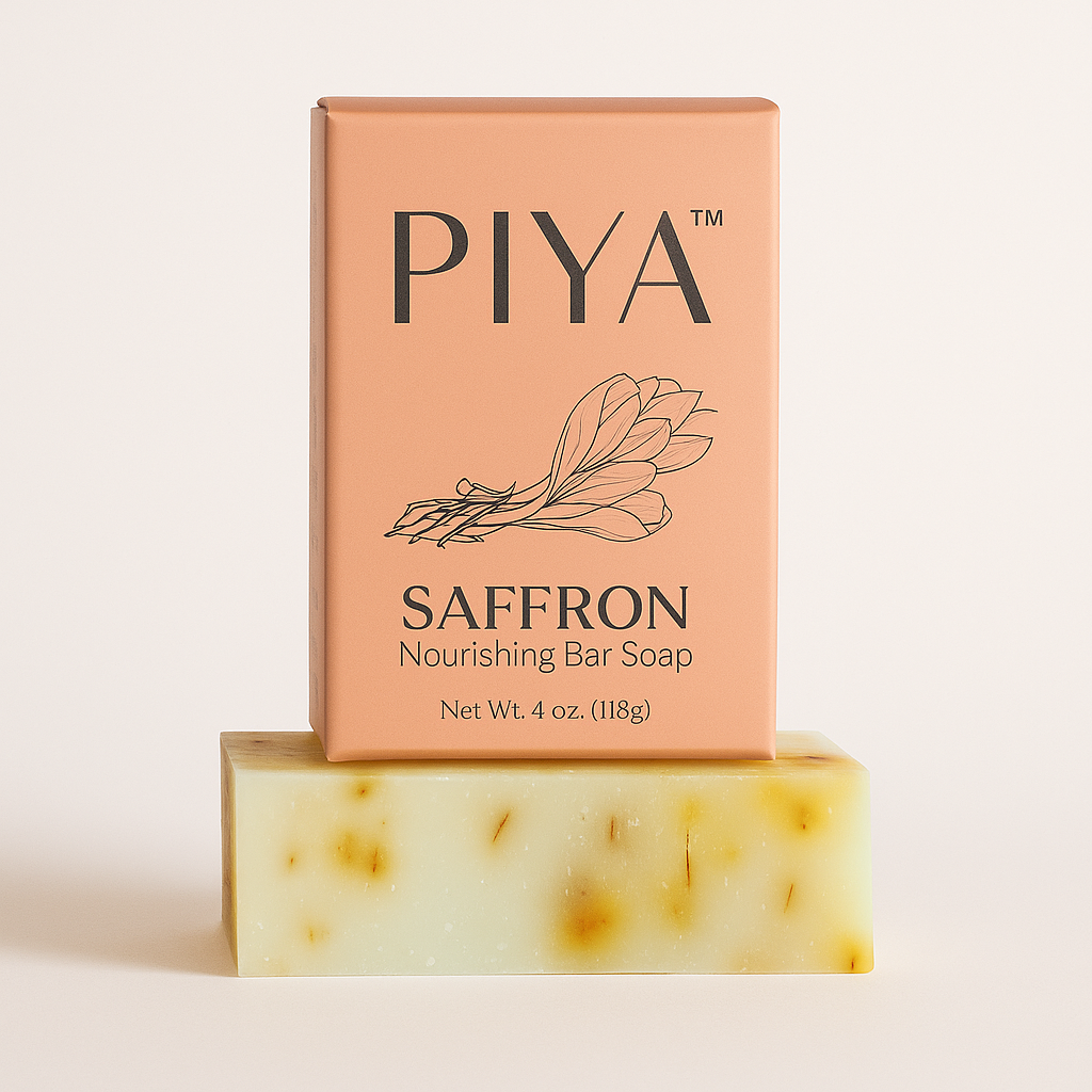 Turmeric, Neem and Saffron Soaps with Soap Dish-3