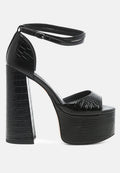 Alice Croc Platform Heeled Sandals-0