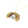 Custom Sunflower Double Letter Necklace – Personalized Women’s Jewelry-5