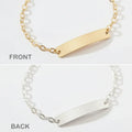Custom baby name bracelet Baby Jewelry Charm Child ID Stainless Steel-3