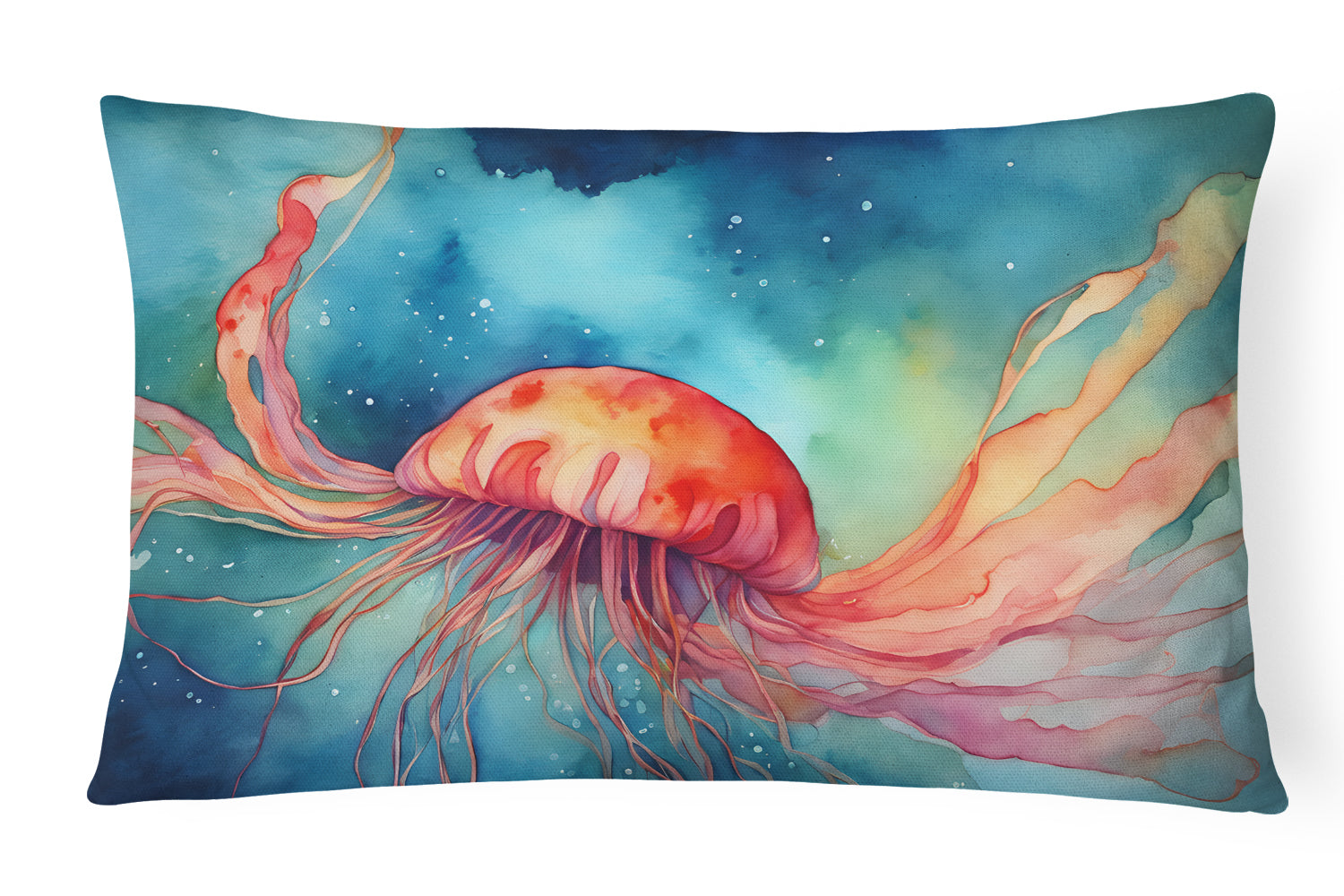 Jellyfish Throw Pillow-0