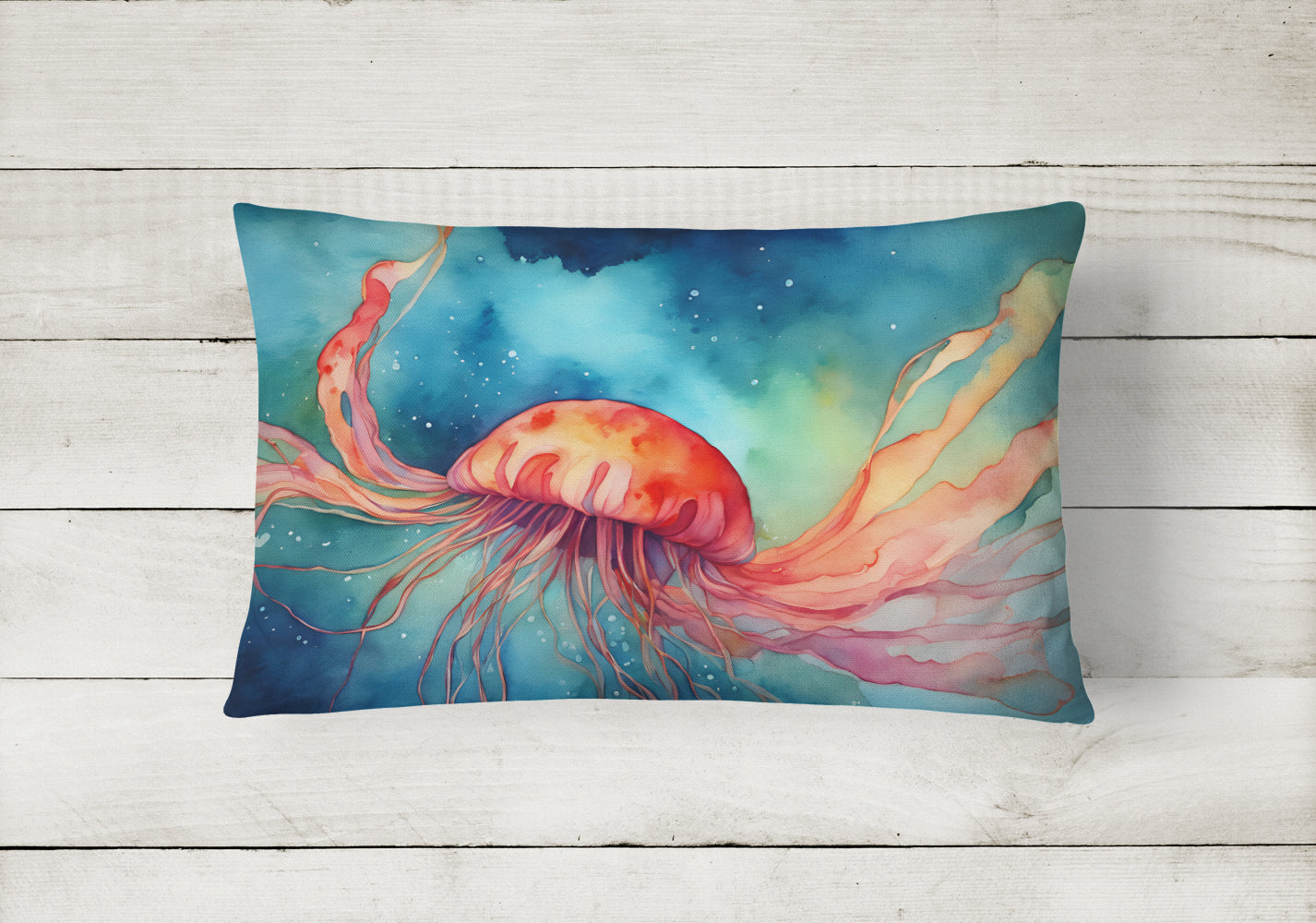 Jellyfish Throw Pillow-1