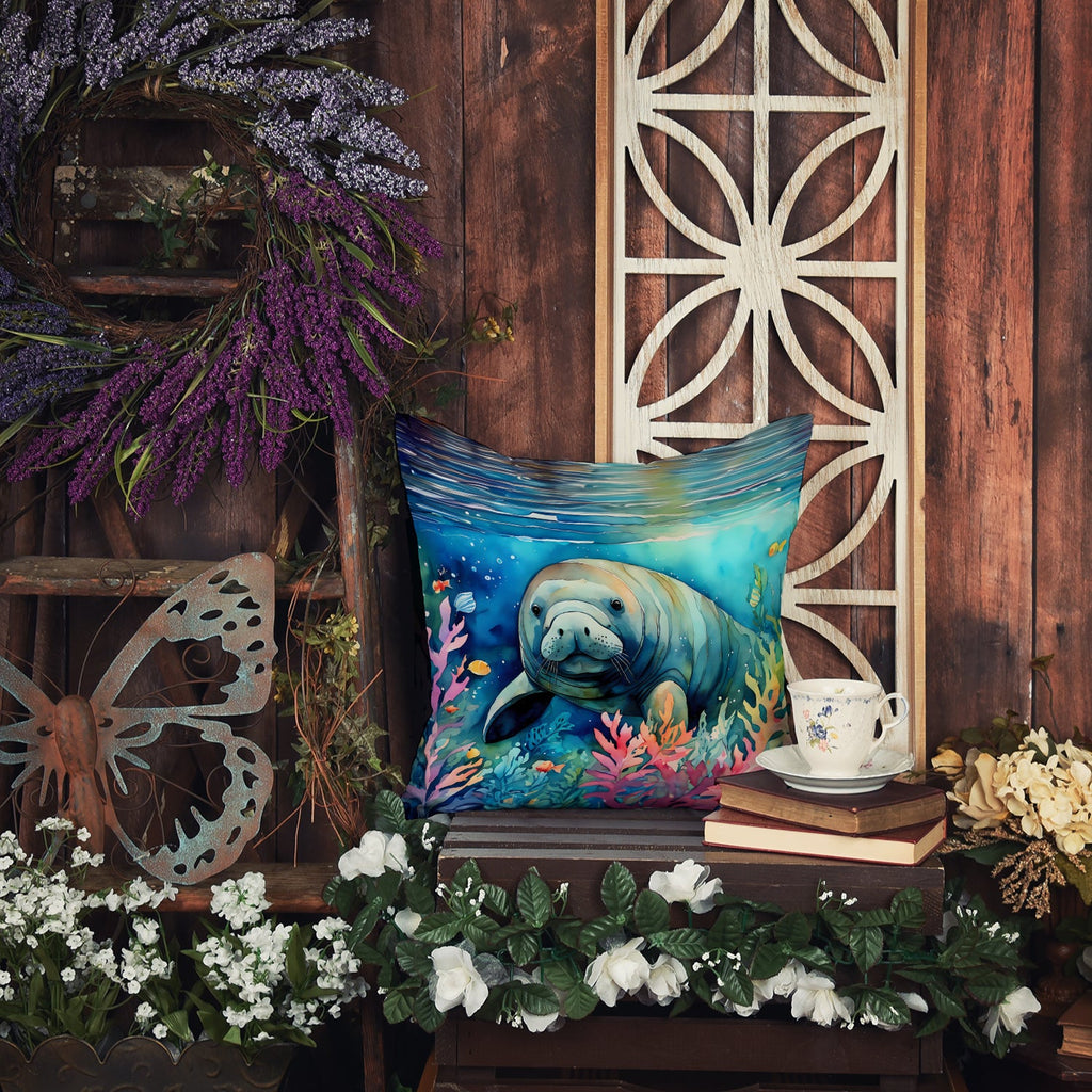 Manatee Throw Pillow-4