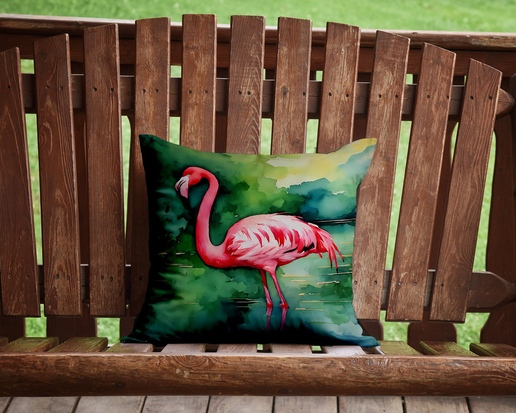 Flamingo Throw Pillow-1