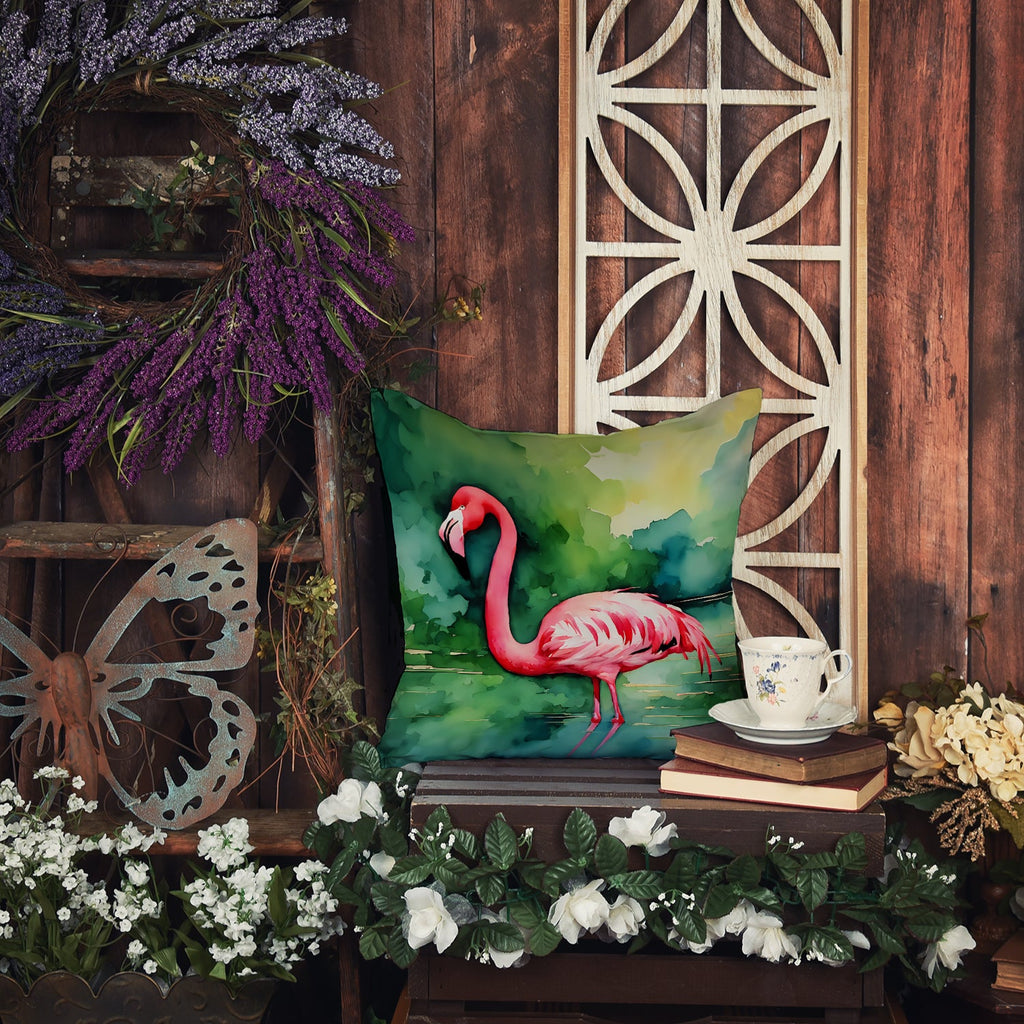 Flamingo Throw Pillow-3