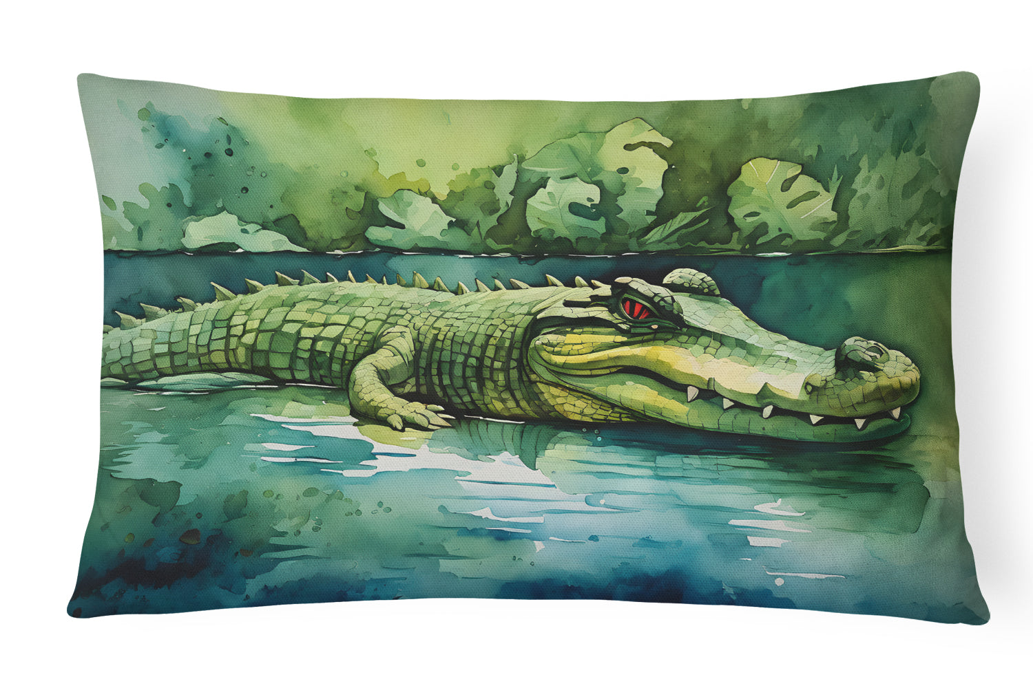 Crocodile Throw Pillow-0