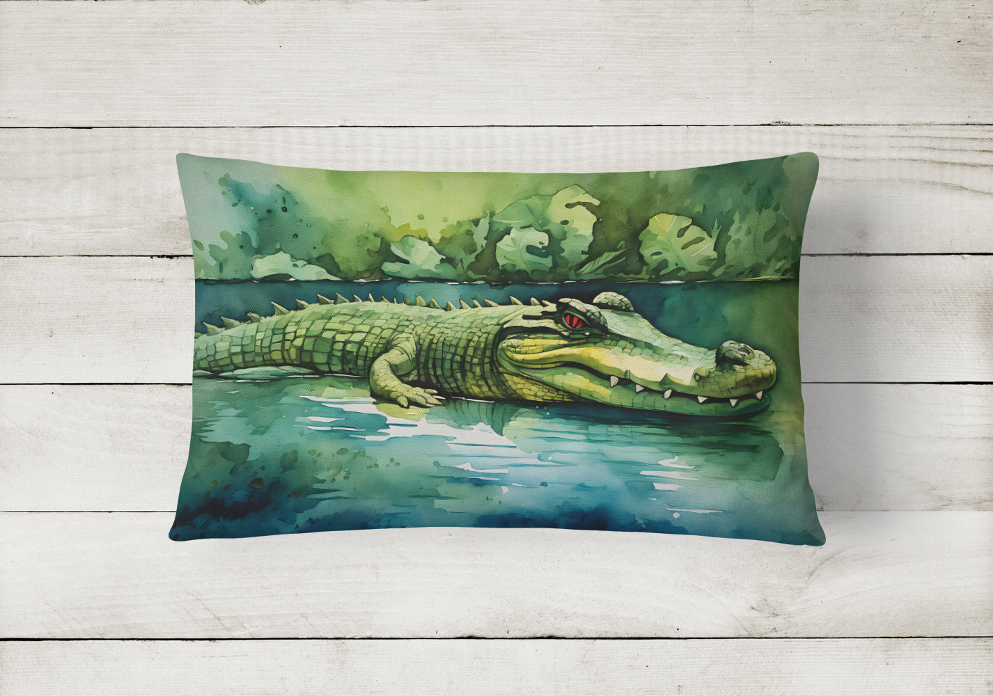 Crocodile Throw Pillow-1