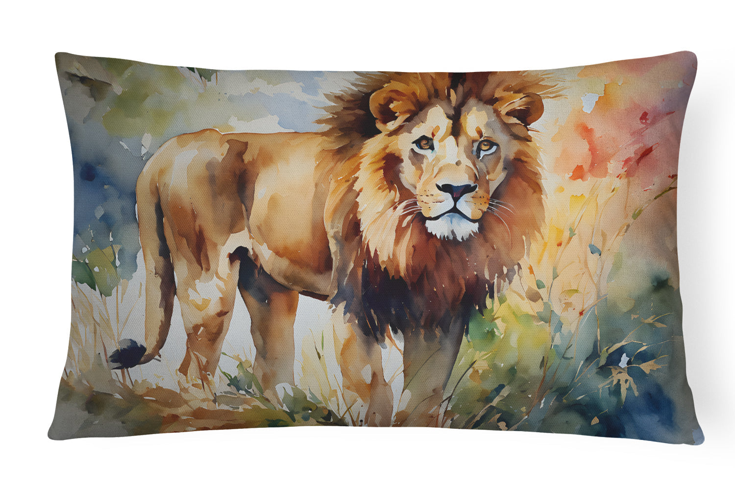 Lion Throw Pillow-0
