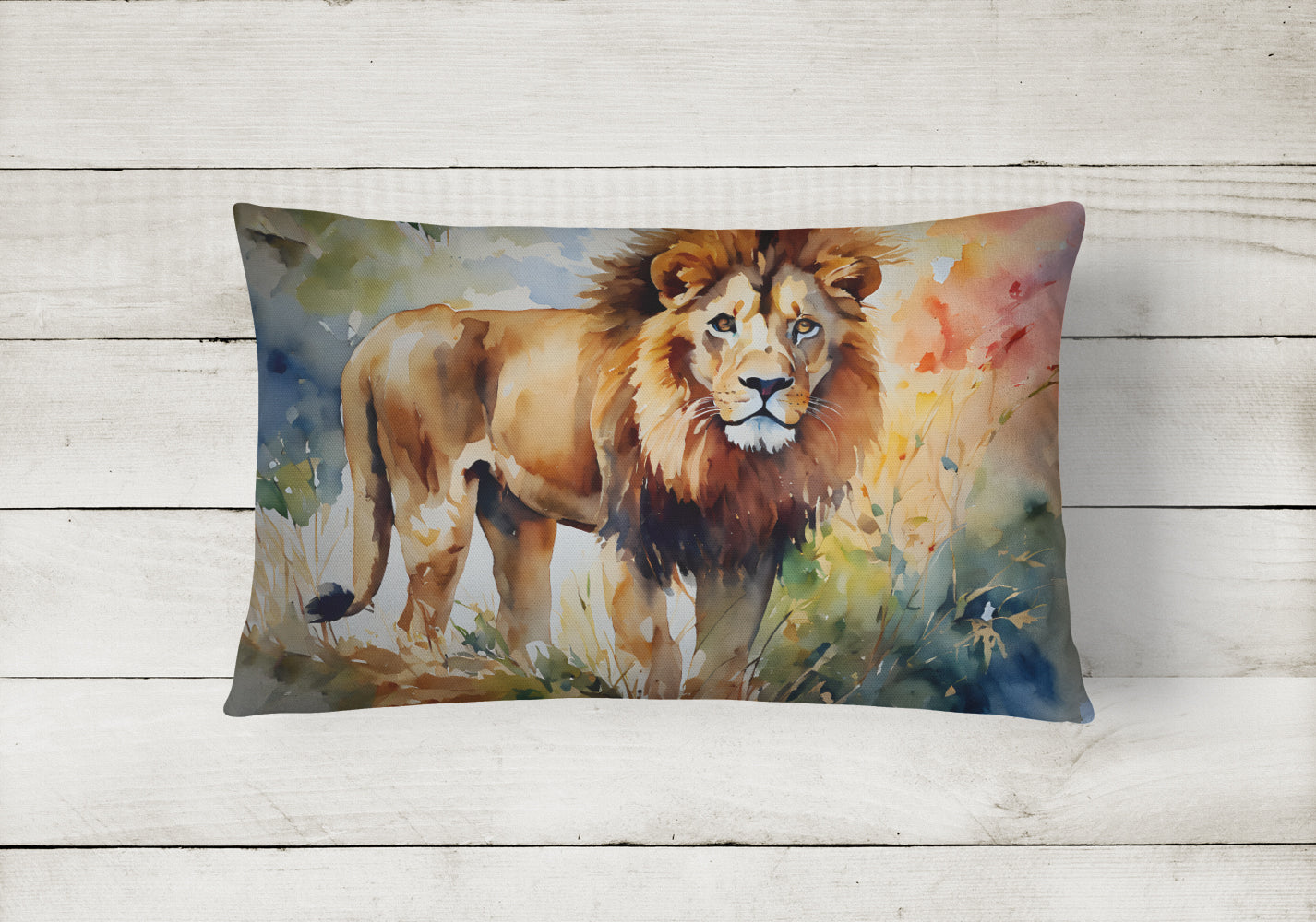 Lion Throw Pillow-1