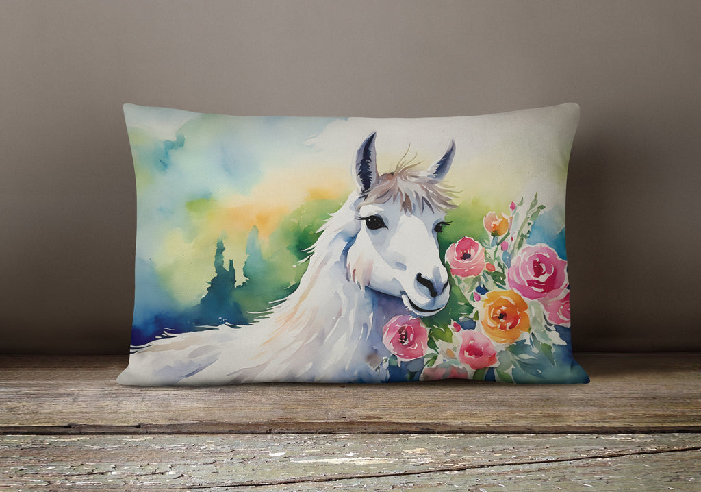 Llama Throw Pillow-3