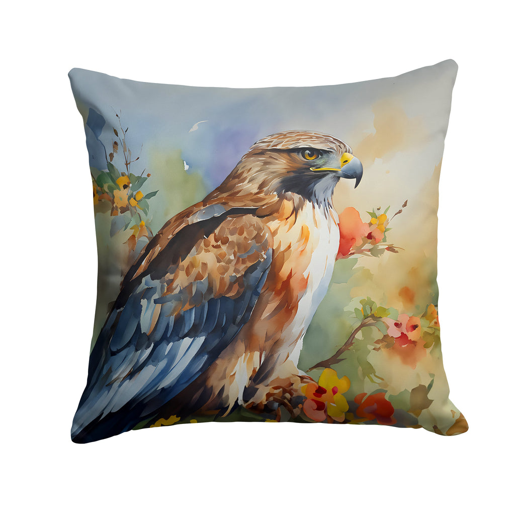 Hawk Throw Pillow-0