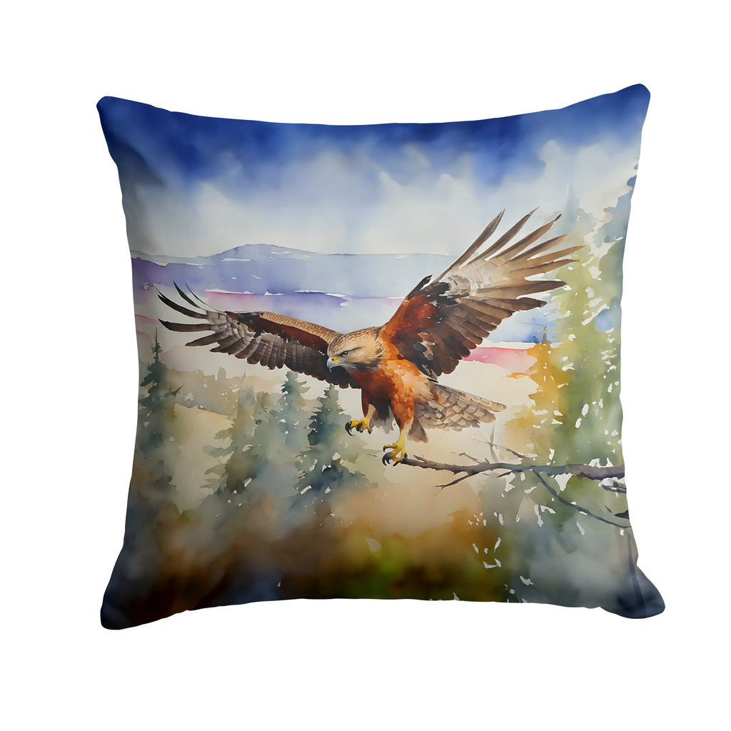 Hawk Throw Pillow-0