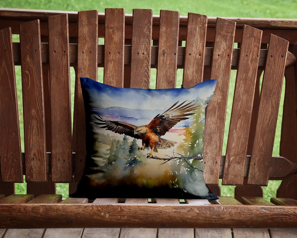 Hawk Throw Pillow-1