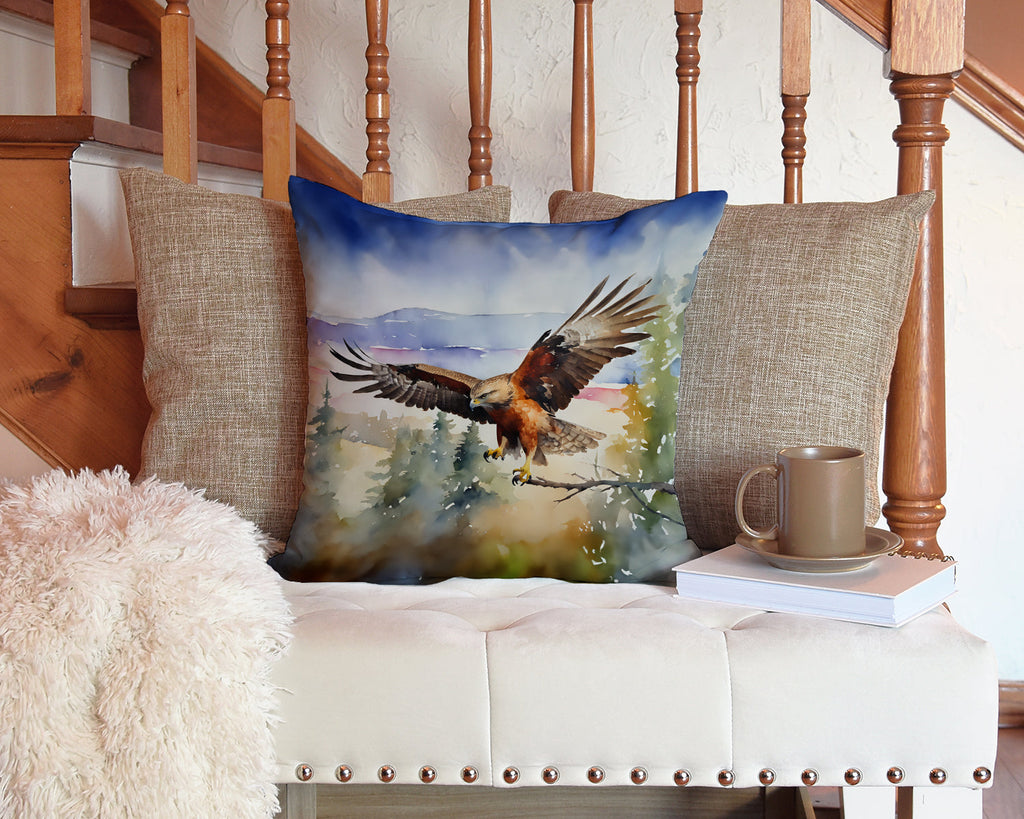 Hawk Throw Pillow-2