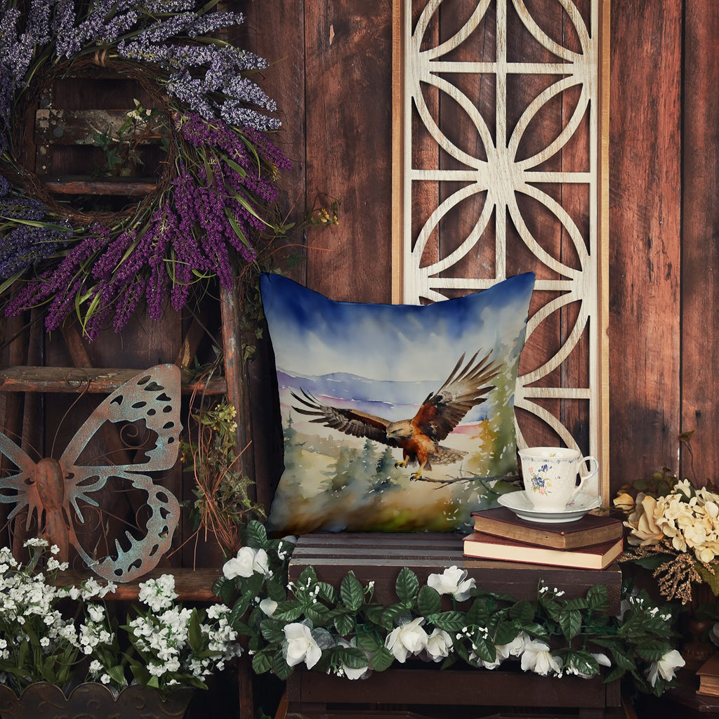 Hawk Throw Pillow-3