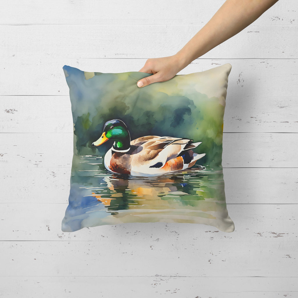 Mallard Throw Pillow-1