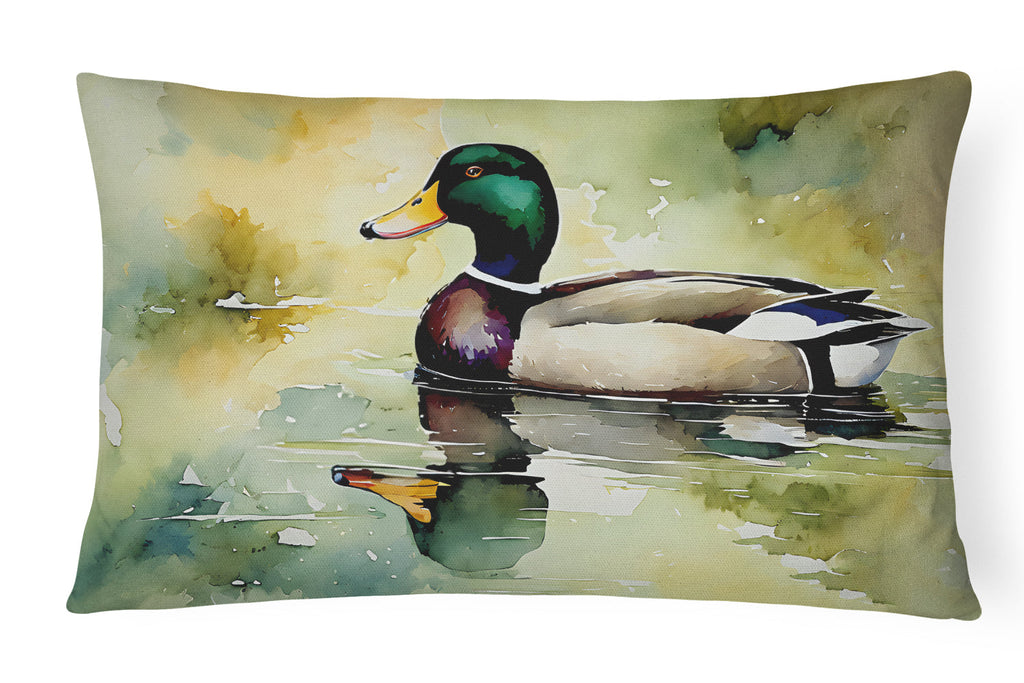 Mallard Throw Pillow-0