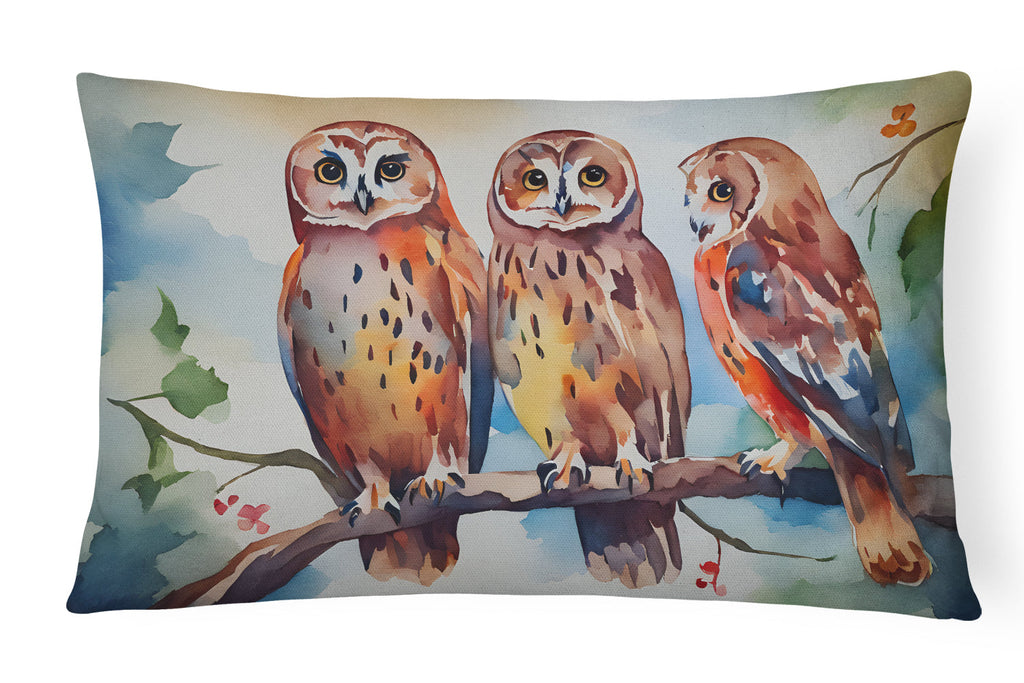 Owls Throw Pillow-0