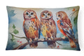 Owls Throw Pillow-0