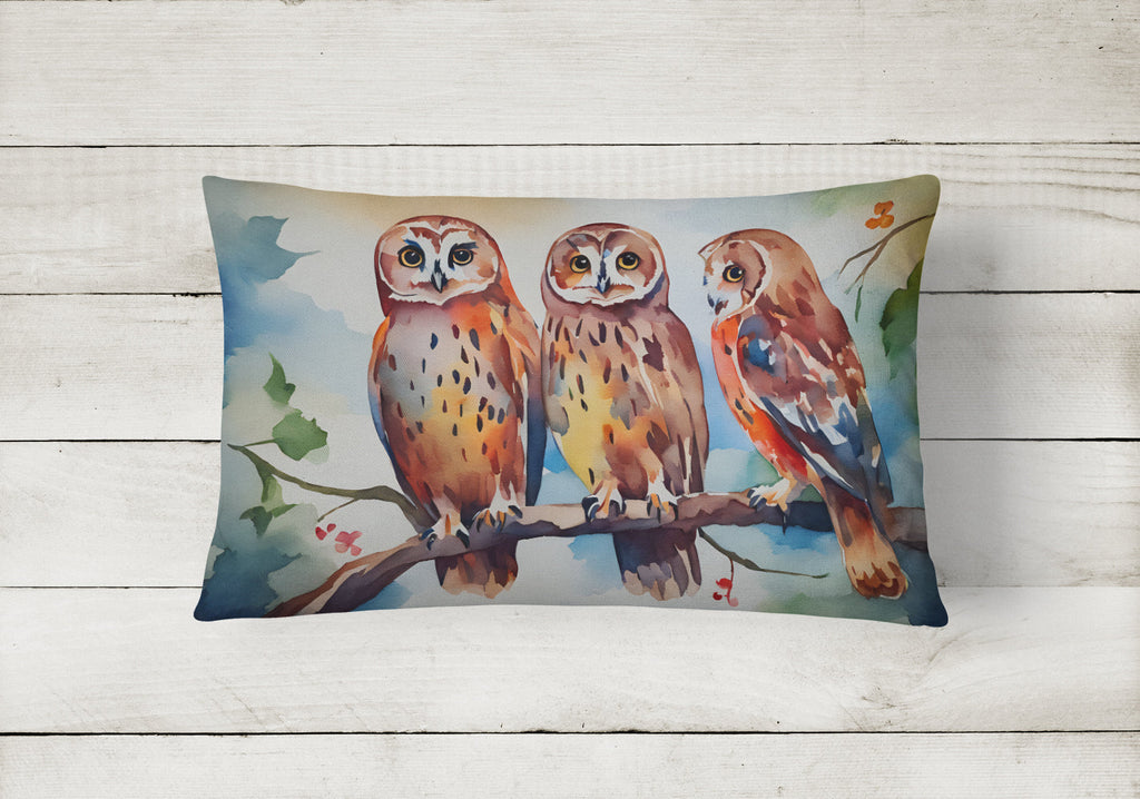Owls Throw Pillow-1