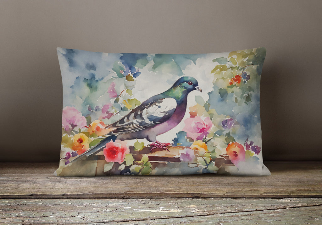 Pigeon Throw Pillow-3