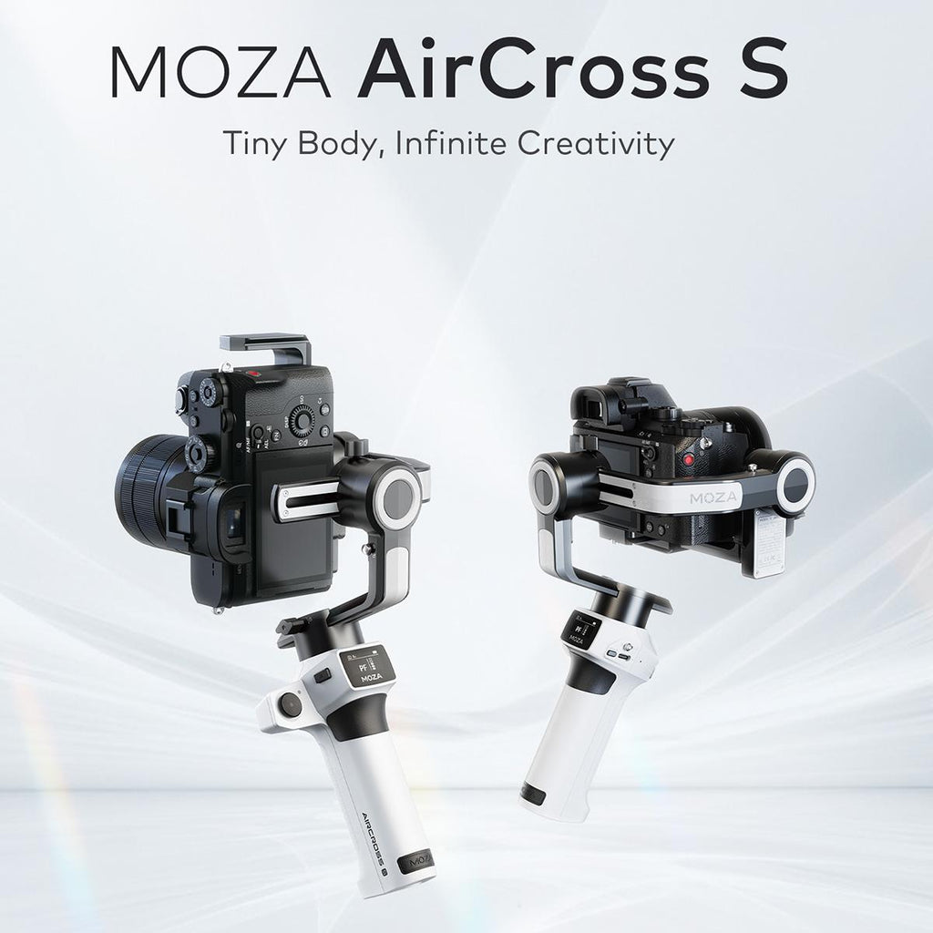 NNEIDS Aircross S 3 Axis Foldable Handheld Gimbal Stabilizer For Dslr Cameras And Smart Phone White