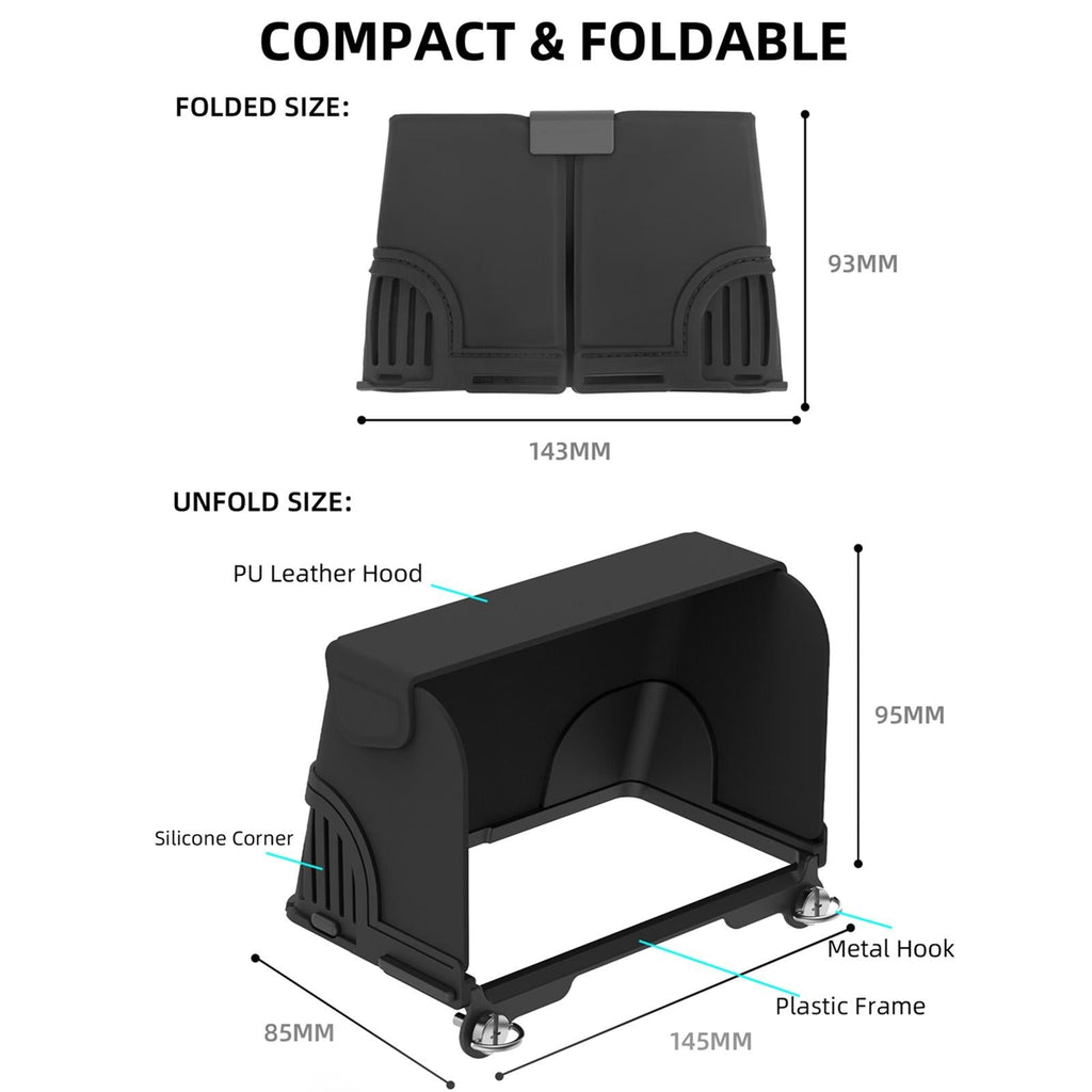 NNEIDS Remote Control Sunshade Hood Cover For Dji Rc Drones