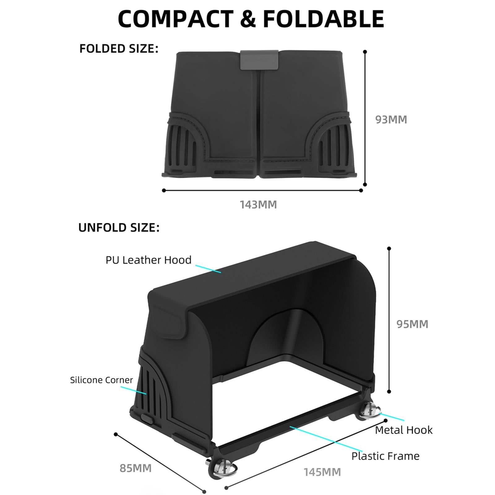 NNEIDS Remote Control Sunshade Hood Cover For Dji Rc Drones