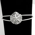 925 Sterling Silver Starfish Bangle Bracelet for Women – Beach Jewelry DGB1011-0