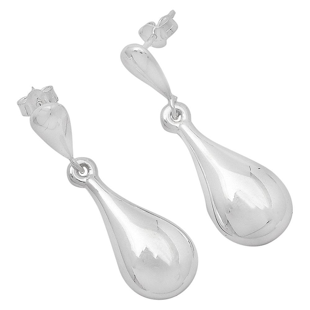 Elegant 925 Silver Teardrop Earrings Jewelry – Lightweight Dangle Design DGE1045-3