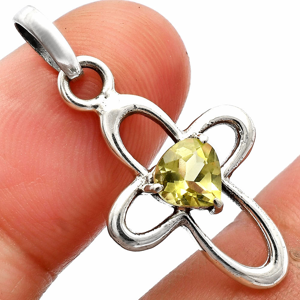 Heart Multi-Gemstone 925 Sterling Silver Pendant & Earrings Jewelry Set DGT01054 T-1011-3