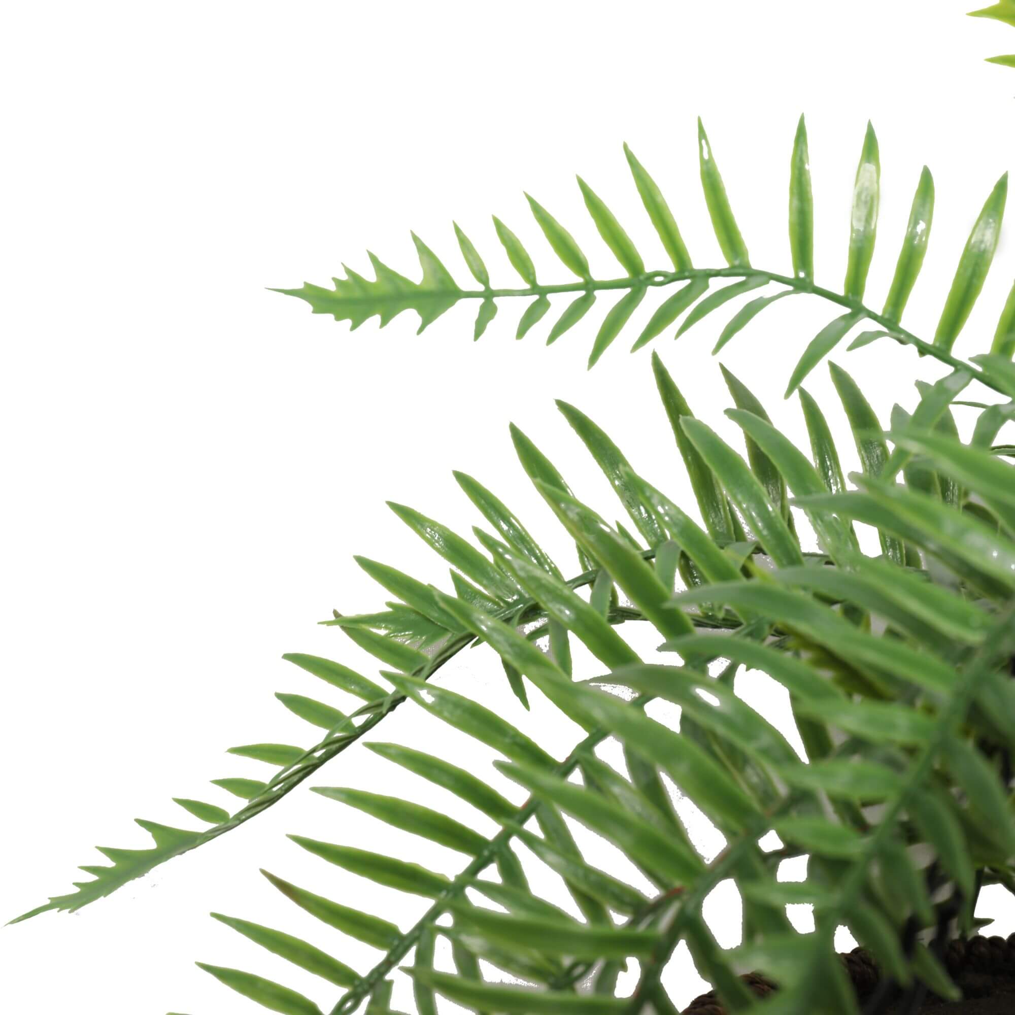 Artificial Hanging Basket – Fern Medium – UV Resistant-3