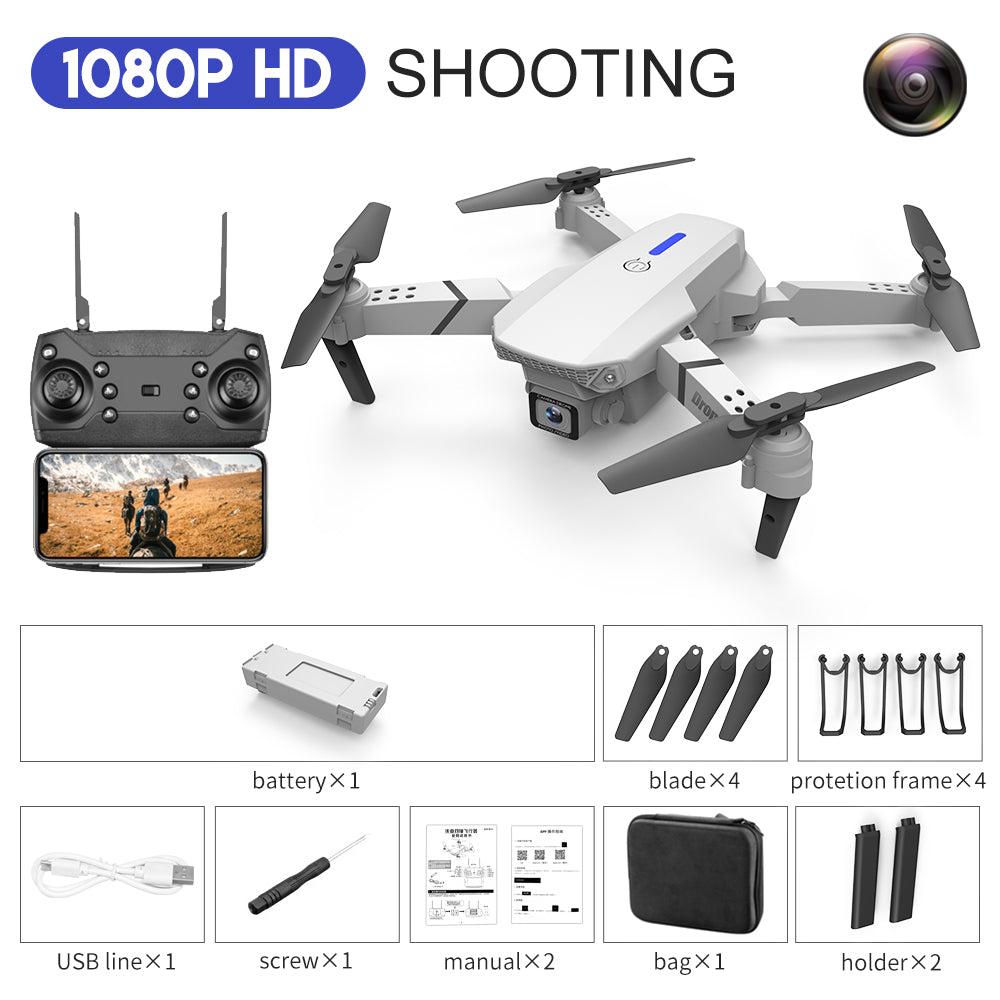 E88 Foldable Quadcopter with Dual Camera