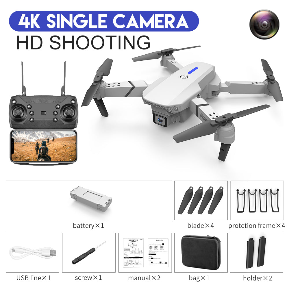 E88 Foldable Quadcopter with Dual Camera