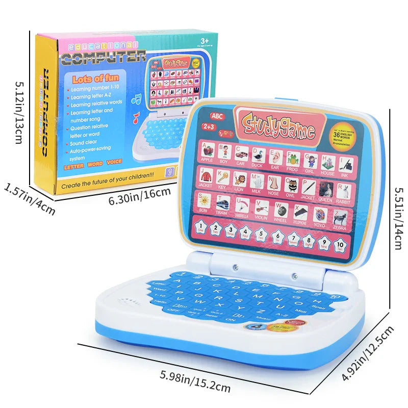 English Learning Laptop Toy