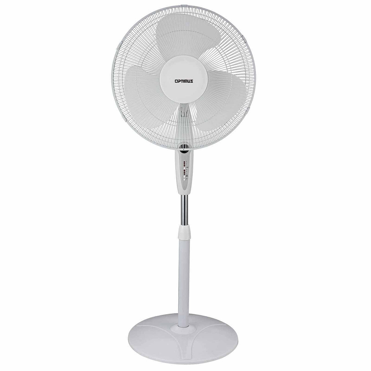 Optimus 16 in. Oscillating Stand Fan with Remote Control-0