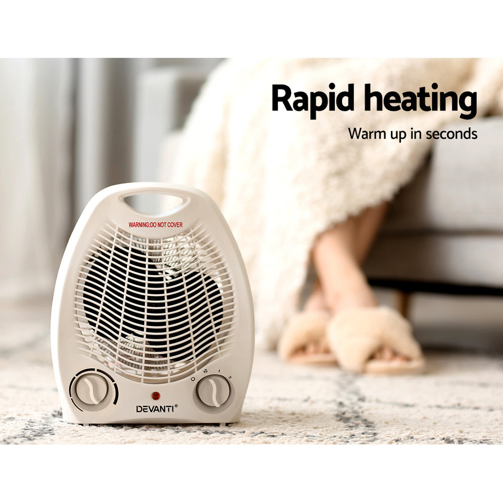 NNEDSZ Devanti Electric Fan Heater 2000W