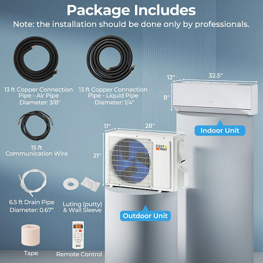 SEERXtreme Series ENERGY STAR Certified 12000 BTU 24 SEER2 208-230V Mini Split Heat Pump Heating at