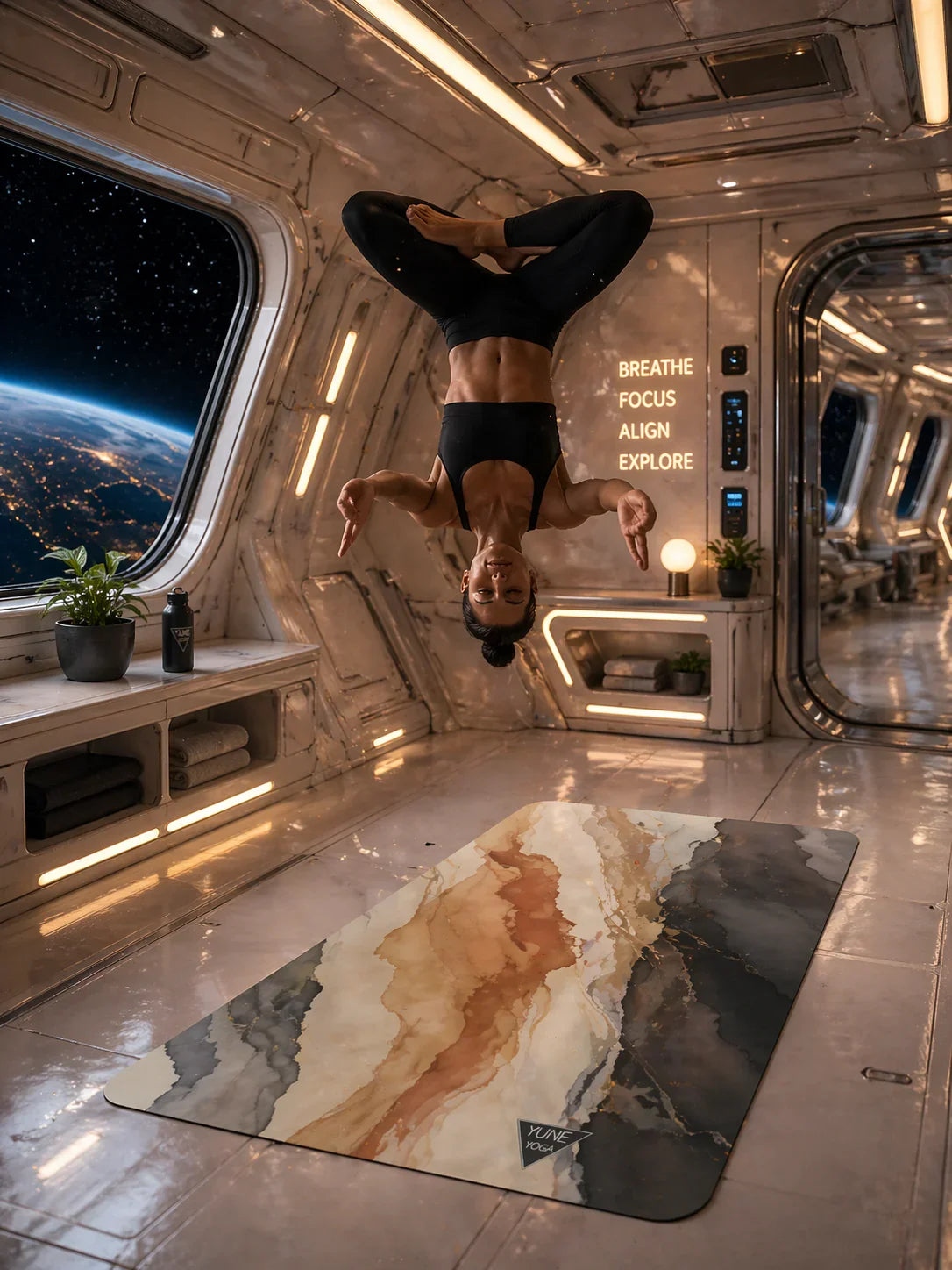 Yoga Mat - The Orbit Design-2