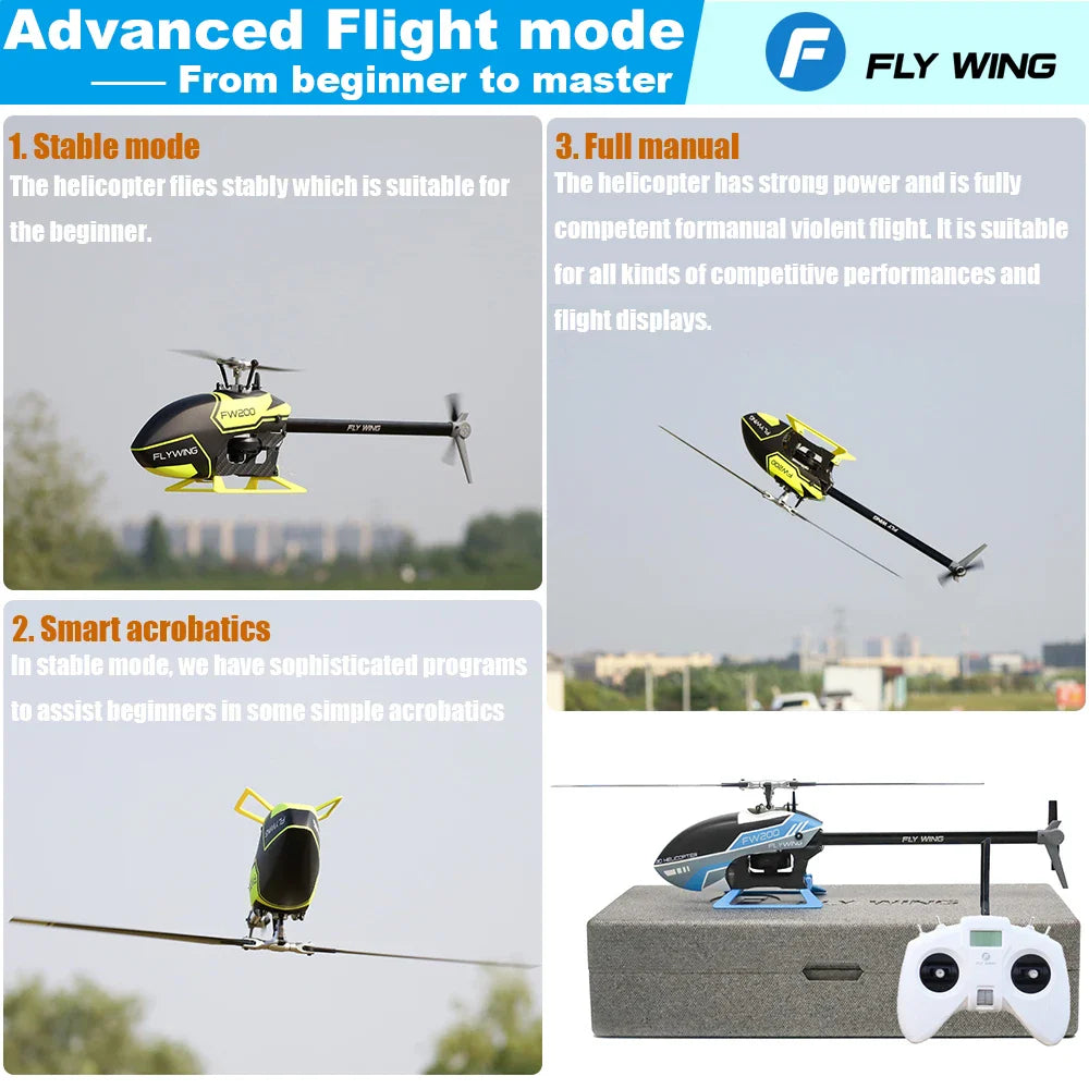 Flywing FW200 Smart GPS RC Helicopter
