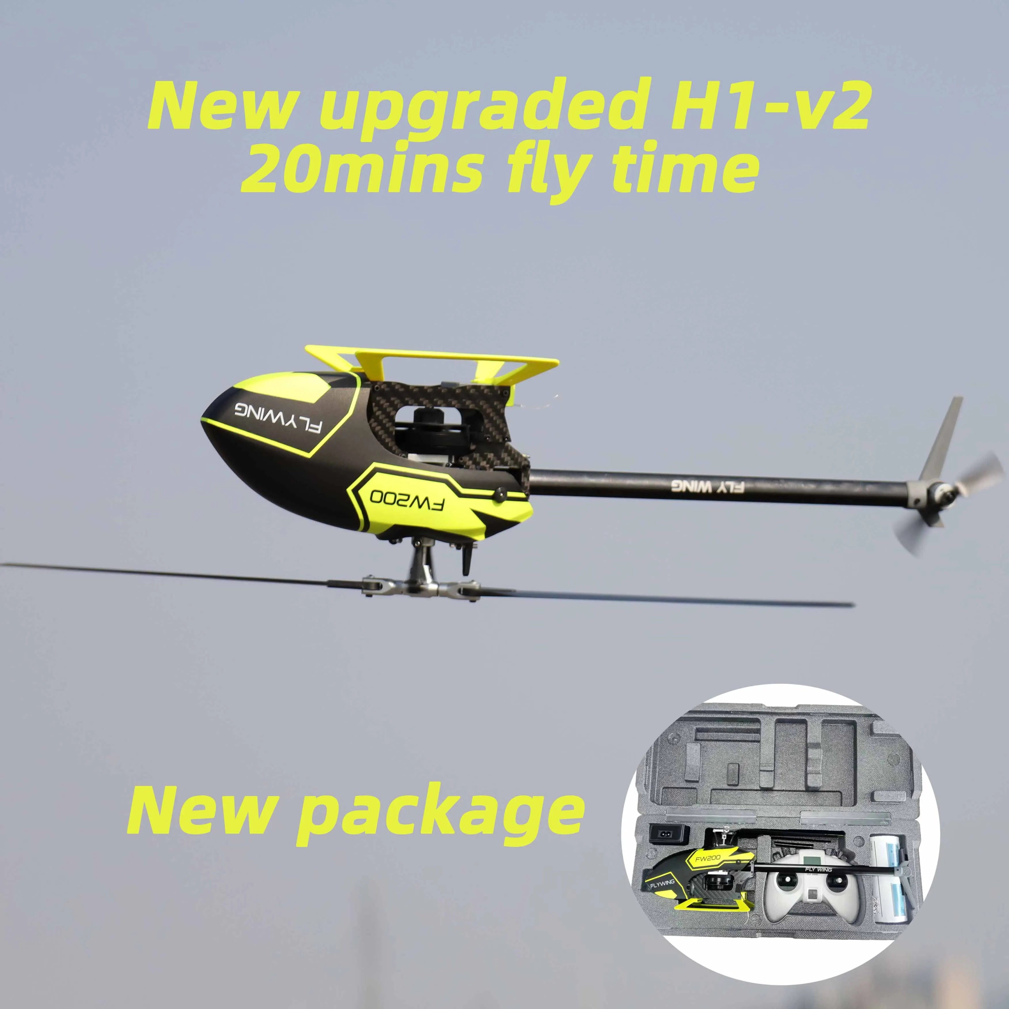 Flywing FW200 Smart GPS RC Helicopter