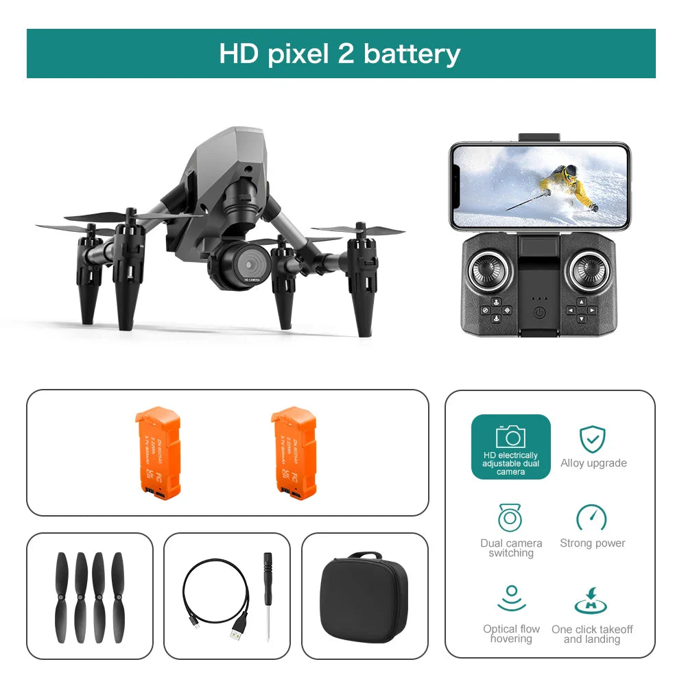 Foldable XD1 Mini Drone with Dual HD Cameras