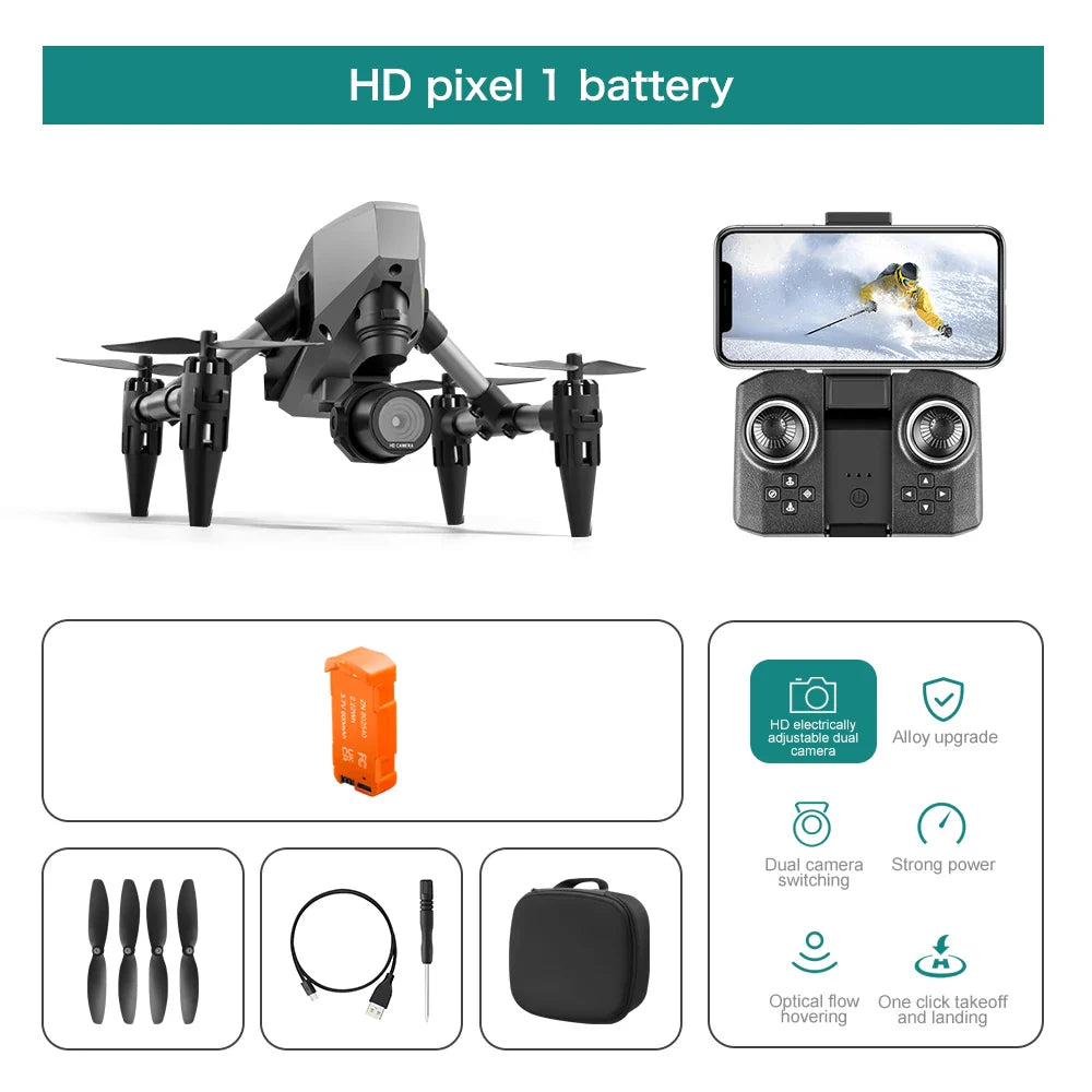 Foldable XD1 Mini Drone with Dual HD Cameras