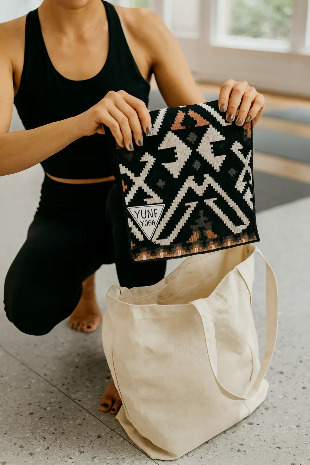 Moab Rocks Foldable Travel Yoga Mat – 2mm Lightweight, Non-Slip, Eco-Friendly Mat for On-the-Go Practice | Yune Yoga-3