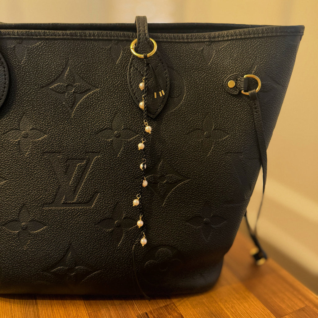 Pearls Down Bag Charm-0