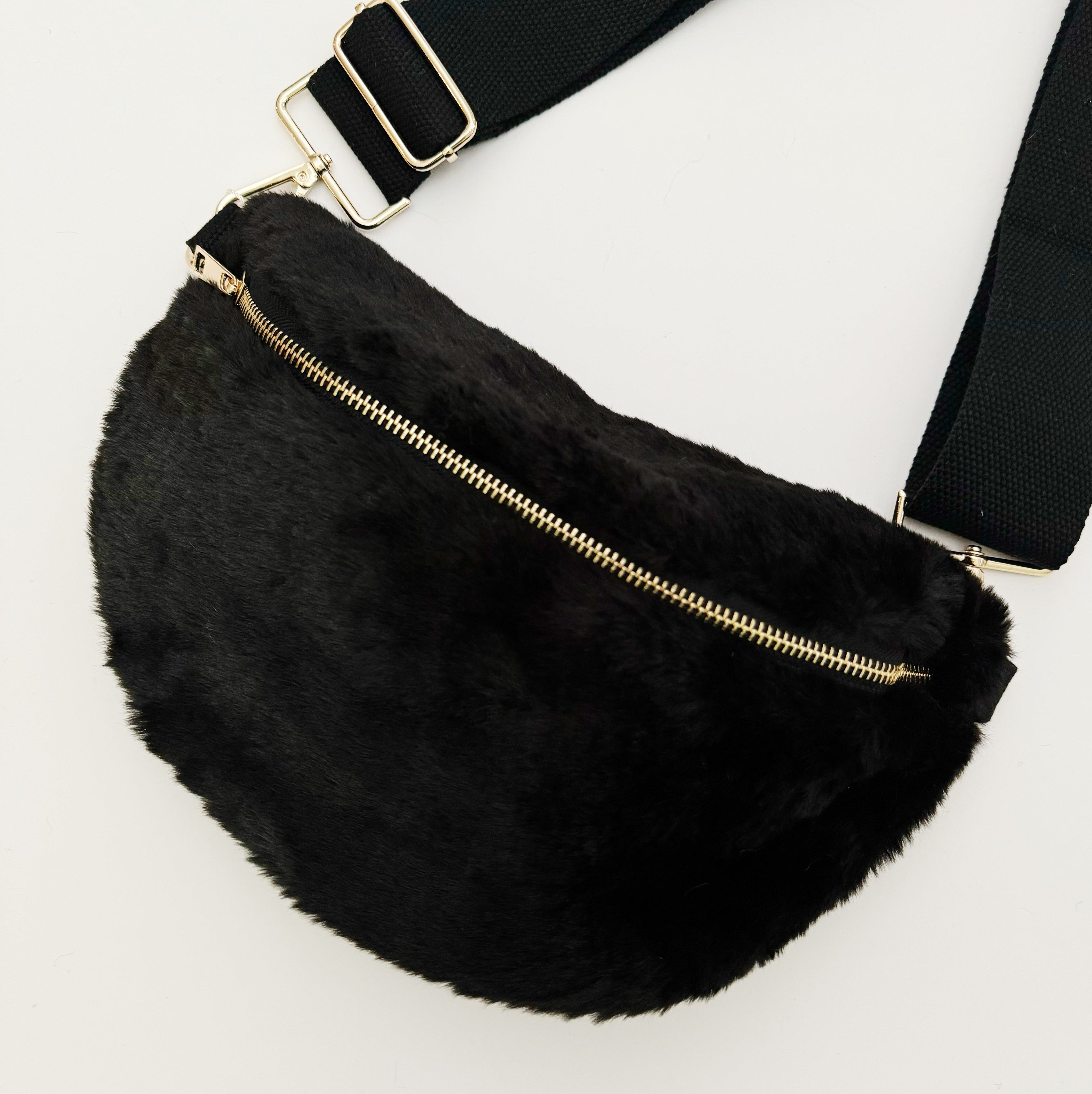 Butter Soft Furly Sling Bag-4
