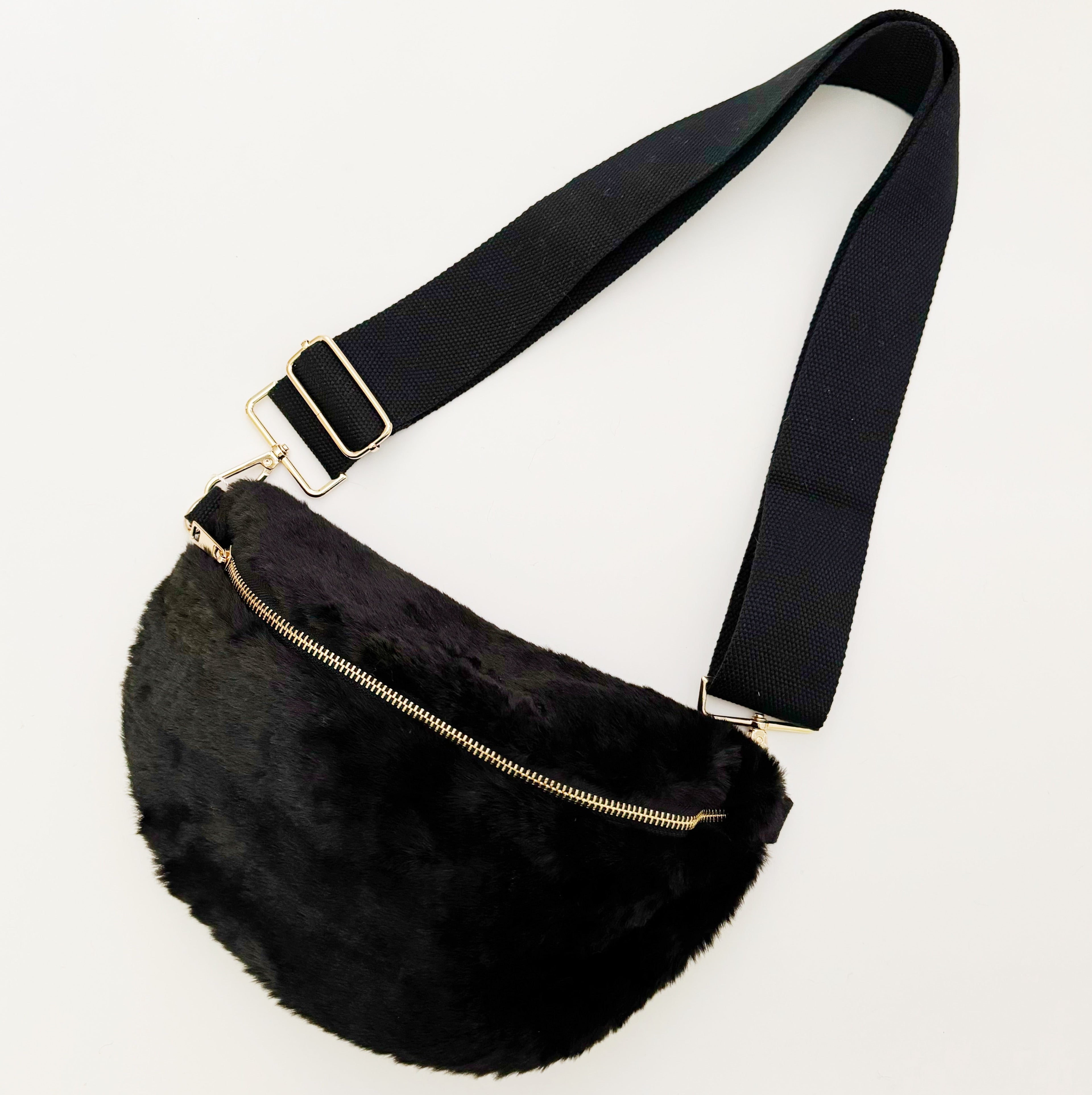 Butter Soft Furly Sling Bag-6